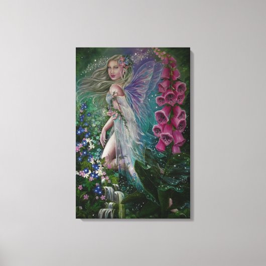 Impression de toile Foxglove fairy (Recto)