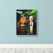 Impression de toile gothique Lovecraftian (8x10) (Insitu (Plancher de Bois))