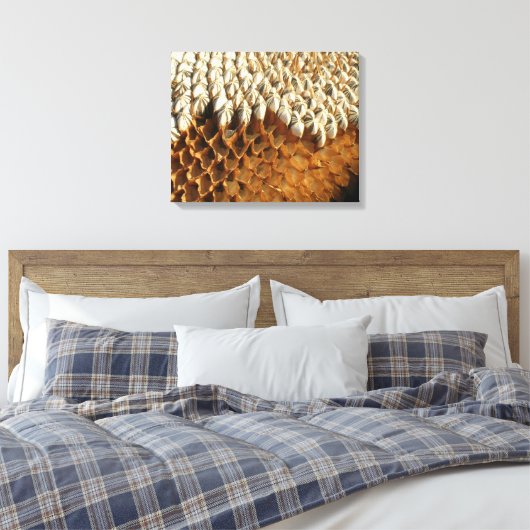 Impression de toile - Graines de tournesol (Insitu(Chambre))