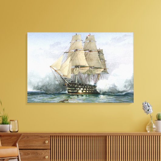 Impression de toile HMS Victory (Insitu(Salon))