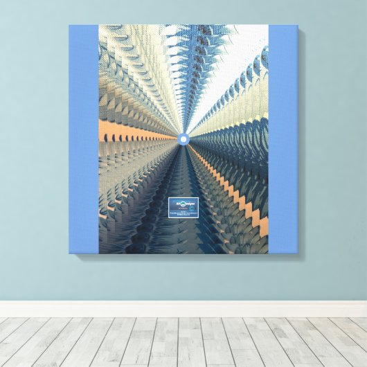 Impression de toile (Indigo-Silver L.) RFPMDesigns (Insitu (Plancher de Bois))