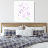 Impression de toile Iris World (Insitu(Chambre))