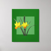 Impression de toile - jonquilles (Recto)