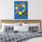 Impression De Toile - Koi Parmi Les Plaquettes Lil (Insitu(Chambre))