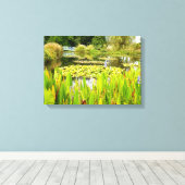 Impression de toile Lily Pond (Insitu (Plancher de Bois))