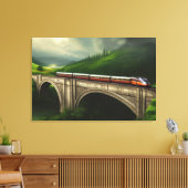 Impression de toile Locomotive Train (Insitu(Salon))