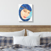Impression de toile "Madonna of the Blue Light" ©2 (Insitu(Chambre))