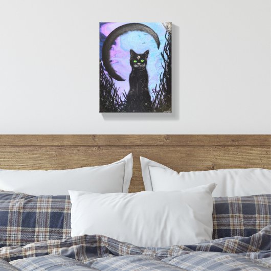 Impression de toile - Magie noire (Insitu(Chambre))