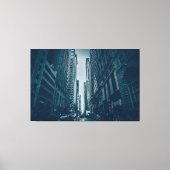 Impression de toile - Metropolis Blue Monochrome (Recto)
