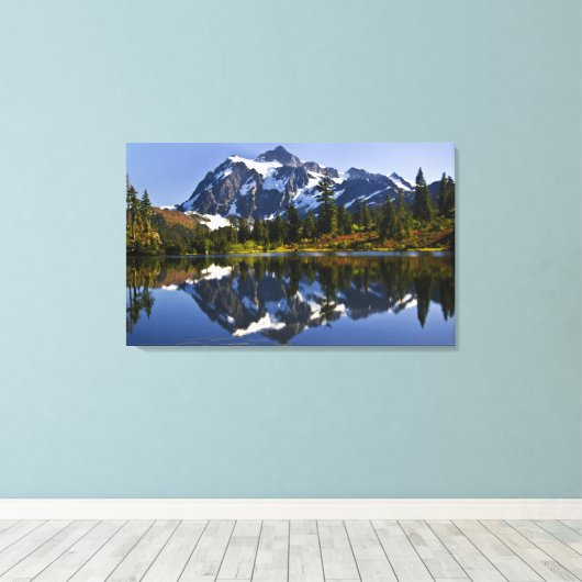 Impression de toile Mt. Shuksan (Insitu (Plancher de Bois))