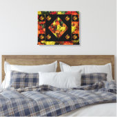 Impression de toile Œillet abstrait (50,8 x 40,64 (Insitu(Chambre))