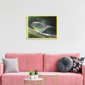 Impression de toile - Oiseau à poitrine jaune sur (Insitu(Salon))