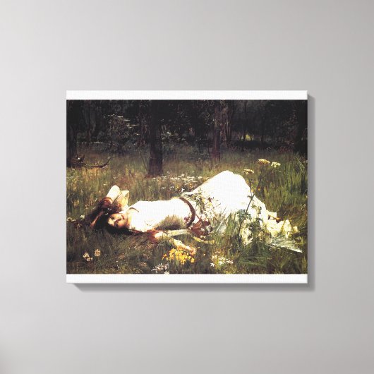 Impression de toile Ophelia Waterhouse (Recto)