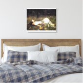 Impression de toile Ophelia Waterhouse (Insitu(Chambre))