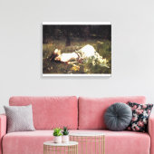 Impression de toile Ophelia Waterhouse (Insitu(Salon))