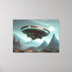 Impression de toile OVNI Galactique