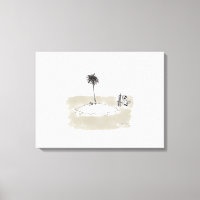 Impression de toile Peintre marquée