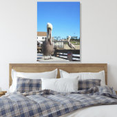 Impression de toile - Pélicans sur la jetée (Insitu(Chambre))