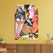 Impression de toile Portrait Cubisme Visages Abstr (Insitu(Salon))