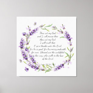 Impression de toile Psalm 118
