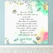 Impression de toile Psalm 69 (Insitu (Plancher de Bois))