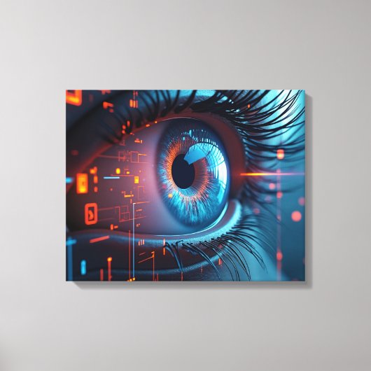 Impression de toile Quantum Eye (Recto)