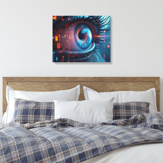 Impression de toile Quantum Eye (Insitu(Chambre))