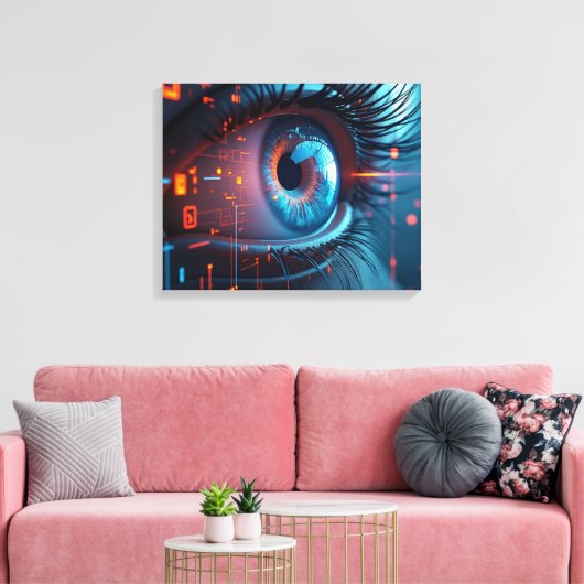 Impression de toile Quantum Eye (Insitu(Salon))