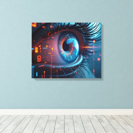 Impression de toile Quantum Eye (Insitu (Plancher de Bois))