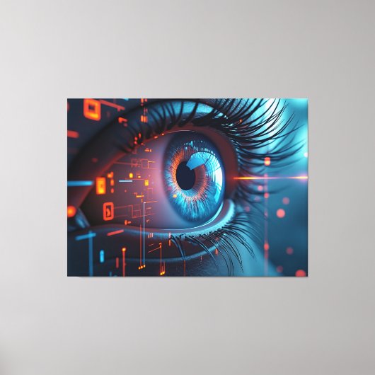 Impression de toile Quantum Eye (Recto)