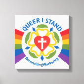 Impression de toile "Queer I Stand" (Recto)