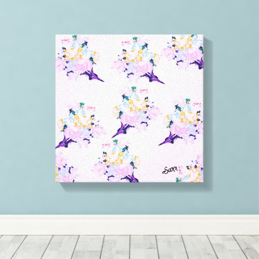 Impression De Toile : Ressort Dans L'Air (Insitu (Plancher de Bois))