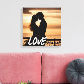 Impression de toile romantique en couple (Insitu(Salon))