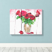 Impression de toile rose (Insitu (Plancher de Bois))