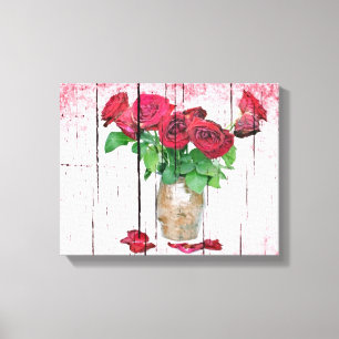 Impression de toile rose