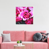 Impression de toile rose délicate (Insitu(Salon))