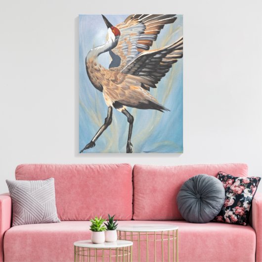 Impression de toile Sandhill Crane (Insitu(Salon))
