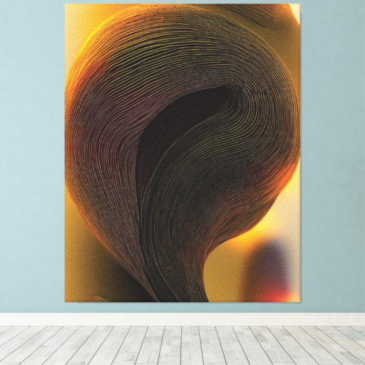 Impression de toile sans âme Abstraite (Insitu (Plancher de Bois))