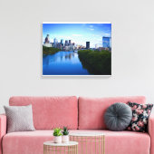 Impression de toile Skyline de Philadelphie (Insitu(Salon))