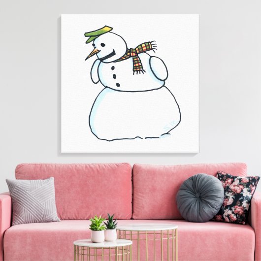 Impression de toile Snowman (Insitu(Salon))