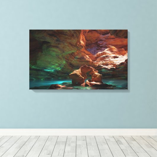 Impression de toile souterraine (Insitu (Plancher de Bois))