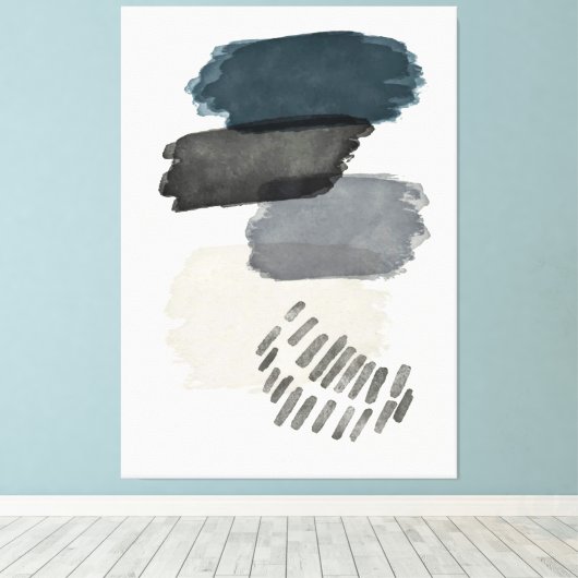 Impression de toile style art moderne (Insitu (Plancher de Bois))