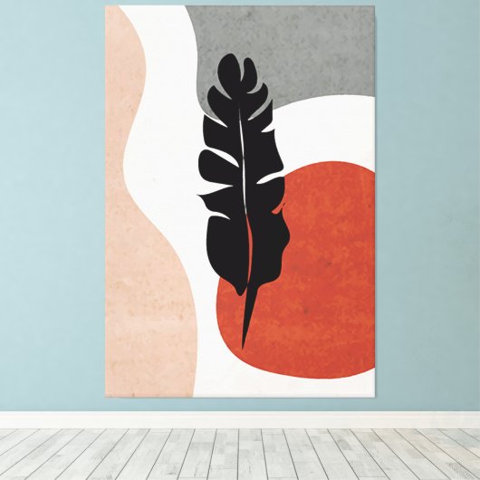 Impression de toile style art moderne (Insitu (Plancher de Bois))