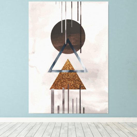 Impression de toile style art moderne (Insitu (Plancher de Bois))