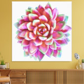 Impression de toile succulente de 5pi x 5pi extra (Insitu(Salon))