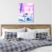 Impression de toile tendue grande princesse Unicor (Insitu(Chambre))