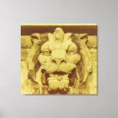 Impression de toile - Tête de lion (Recto)