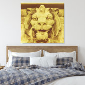 Impression de toile - Tête de lion (Insitu(Chambre))