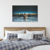 impression de toile tigrée (Insitu(Chambre))