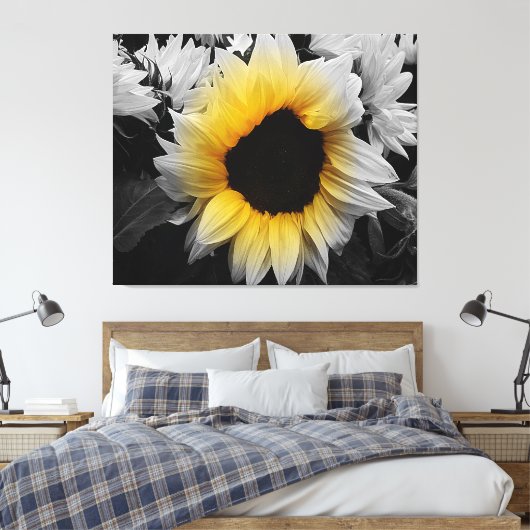 Impression de toile - Tournesol (Insitu(Chambre))